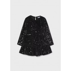Mayoral Black sequin dress