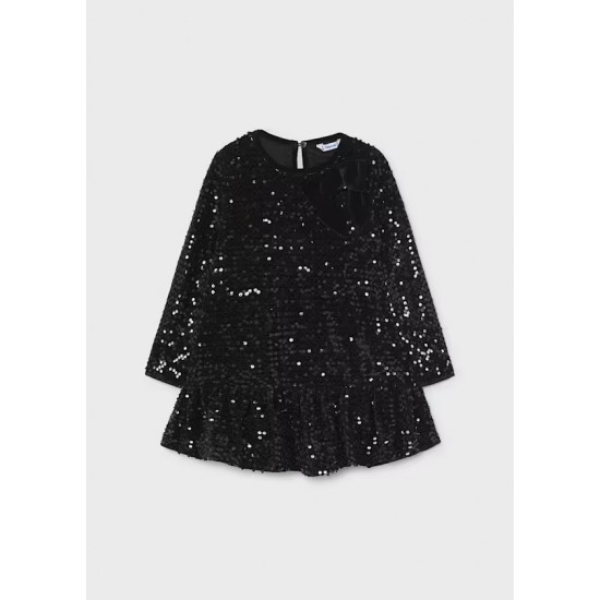 Mayoral Black sequin dress Mayoral Black sequin dress