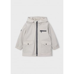 Mayoral Cream waterproof jacket 