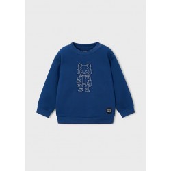 Mayoral Navy robot sweater 