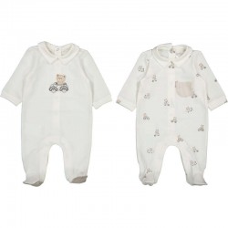 Mayoral 2 pack car/teddy babygrow 