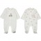 Mayoral 2 pack car/teddy babygrow 