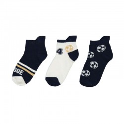 Mayoral Navy 3 pack football socks 