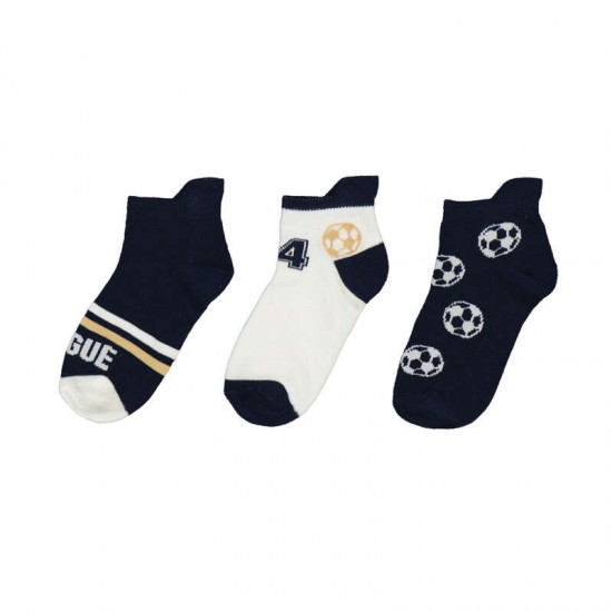 Mayoral Navy 3 pack football socks 