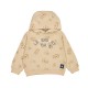 Mayoral Beige football print hoody + short set 