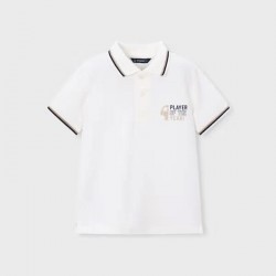 Mayoral Cream polo top 