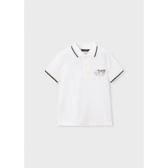 Mayoral Cream polo top 