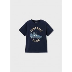 Mayoral Navy football top and short set 