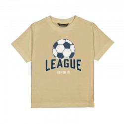 Mayoral Beige football top + short set 