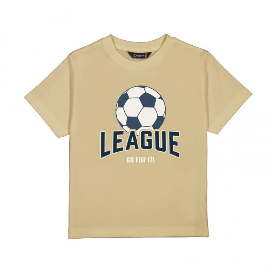 Mayoral Beige football top + short set 