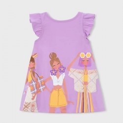 Mayoral Lilac beach girls dress