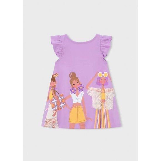 Mayoral Lilac beach girls dress