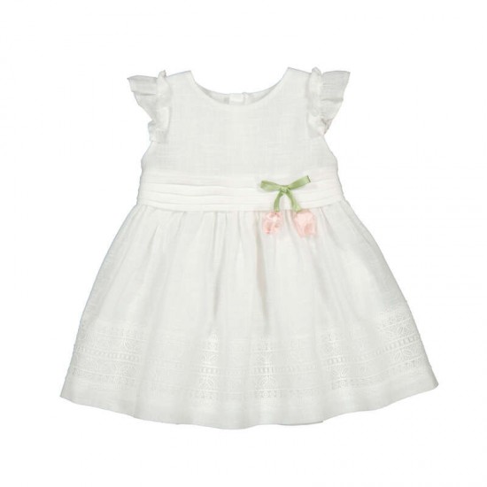 Mayoral Cream tulip/flower dress