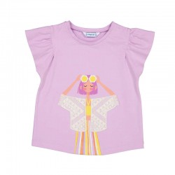 Mayoral Lilac top +  crop legging set 