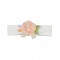 Mayoral Peach flower soft headband 