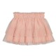 Mayoral Cream t-shirt + Peach sparkle tutu skirt 