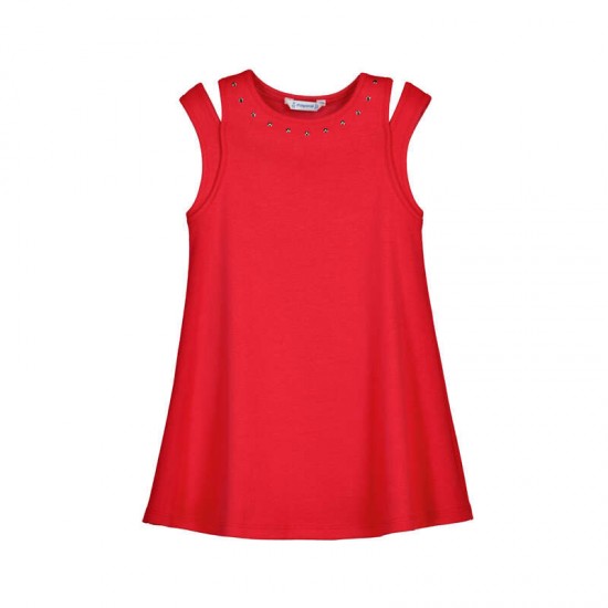 Mayoral Red stud dress 