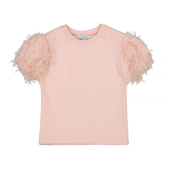 Mayoral Peach t-shirt + tutu skirt 