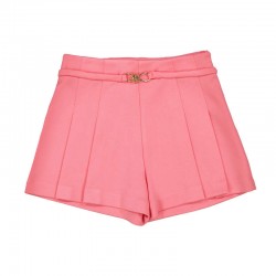 Mayoral Cream t-shirt + coral shorts 