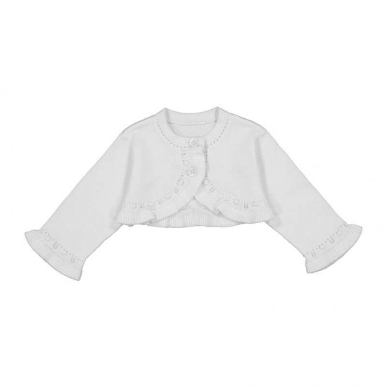 Mayoral White knit cardigan 