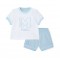 Mitch & Son Nico Blue jersey soft short set 