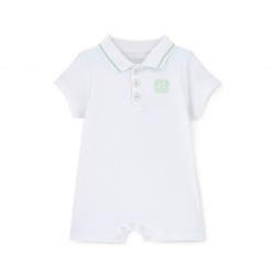 Mitch & Son White Nash polo romper 
