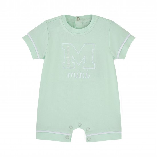 Mitch & Son Mint Nelson jersey romper 