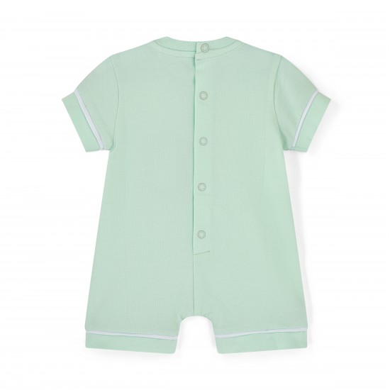 Mitch & Son Mint Nelson jersey romper 