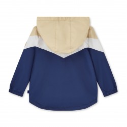 Mitch & Son Stone Peter hooded colour block jacket 