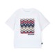 Mitch & Son White Pedro AOP graphic T-shirt and swimshorts 