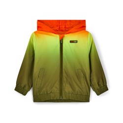 Mitch & Son Reign Bright Orange gradient print jacket 