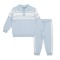 Mitch & Son Sky Blue Travis knitted tracksuit