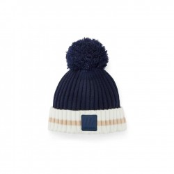 Mitch & Son Navy Sterling knitted hat 