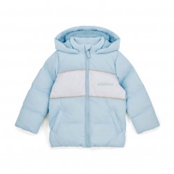 Mitch & Son Steven Sky Blue fur hooded jacket 