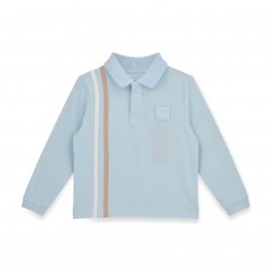Mitch & Son Sky Blue Sawyer Jersey polo