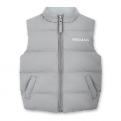 Mitch & Son Grey Tristan reversible gilet 