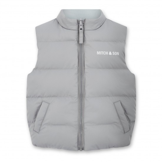 Mitch & Son Grey Tristan reversible gilet Mitch & Son Grey Tristan reversible gilet