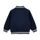Mitch & Son Navy Santiago twill bomber jacket 