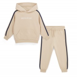 Mitch & Son Beige Scott hooded tracksuit 