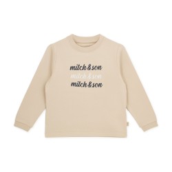 Mitch & Son Beige Sutton long sleeve top 