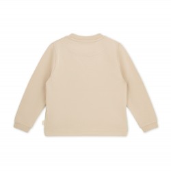 Mitch & Son Beige Sutton long sleeve top 
