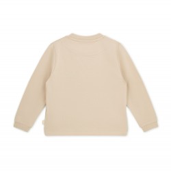 Mitch & Son Beige Sutton long sleeve top 