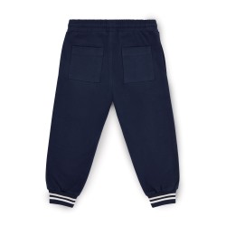 Mitch & Son Navy Sullivan twill trousers 