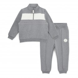 Mitch & Son Grey Marl Tyler zip tracksuit 