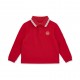 Mitch & Son Red Timmy long sleeve polo top 