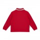 Mitch & Son Red Timmy long sleeve polo top 