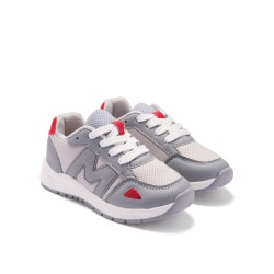 Mitch & Son Sprint Grey/Red trainers 