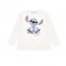Monnalisa White Stitch gem long sleeved top