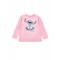 Monnalisa pink Stitch gem long sleeved top 