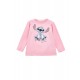 Monnalisa pink Stitch gem long sleeved top 